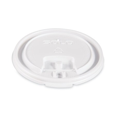Solo Lid for 10 oz. Hot Cup, White, Pk1000 LB3101